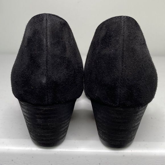 Eileen Fisher Black Hilly Suede d'Orsay Pump - Picture 3 of 16